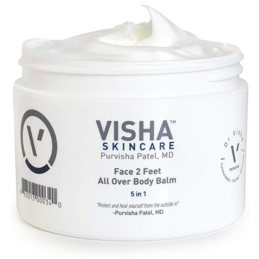 Visha Skincare Face 2 Feet 5 in 1 All Over Body Balm NEW